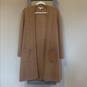 100% cashmere duster/long cardigan size Chicos 0/ US S
